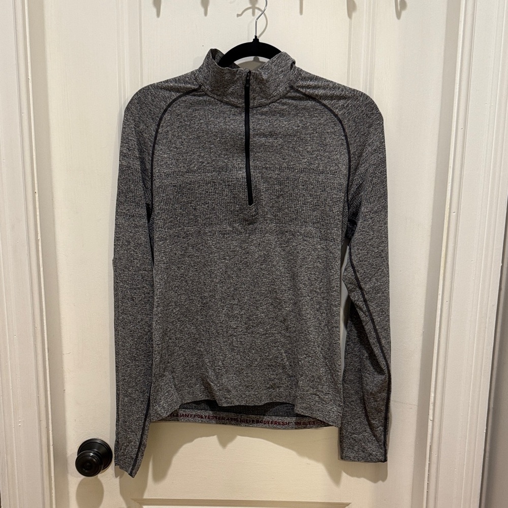 Rhone Gray Quarter-Zip Pullover